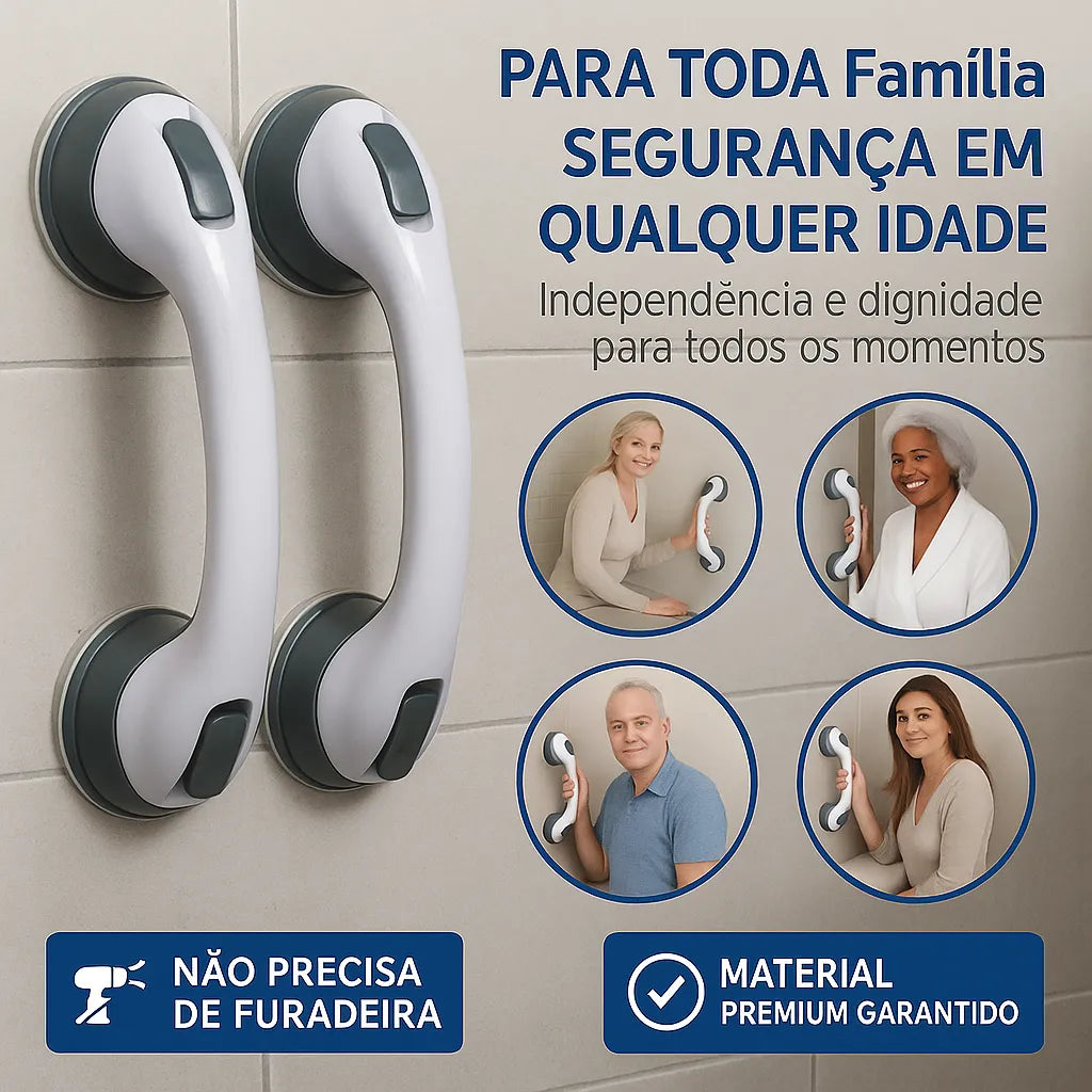 Barra de Apoio Portátil para Banheiro