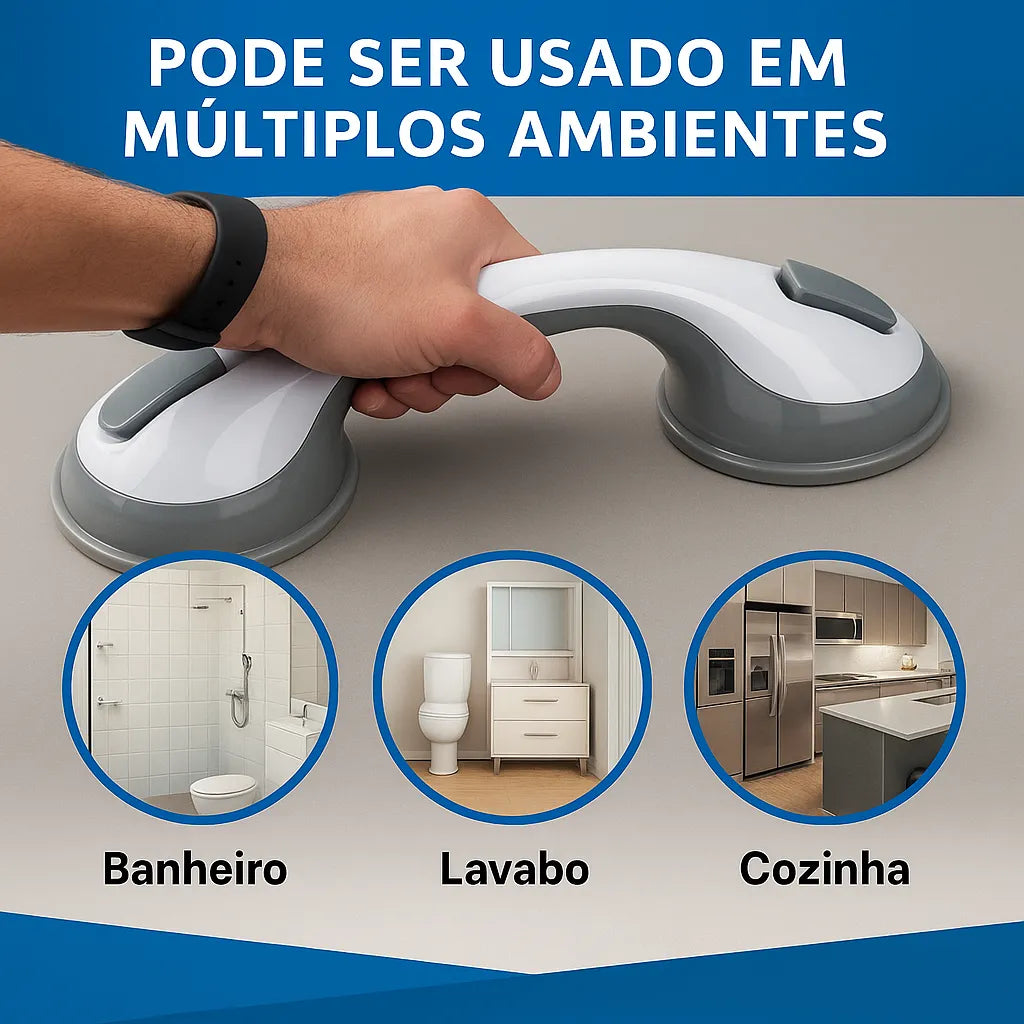Barra de Apoio Portátil para Banheiro