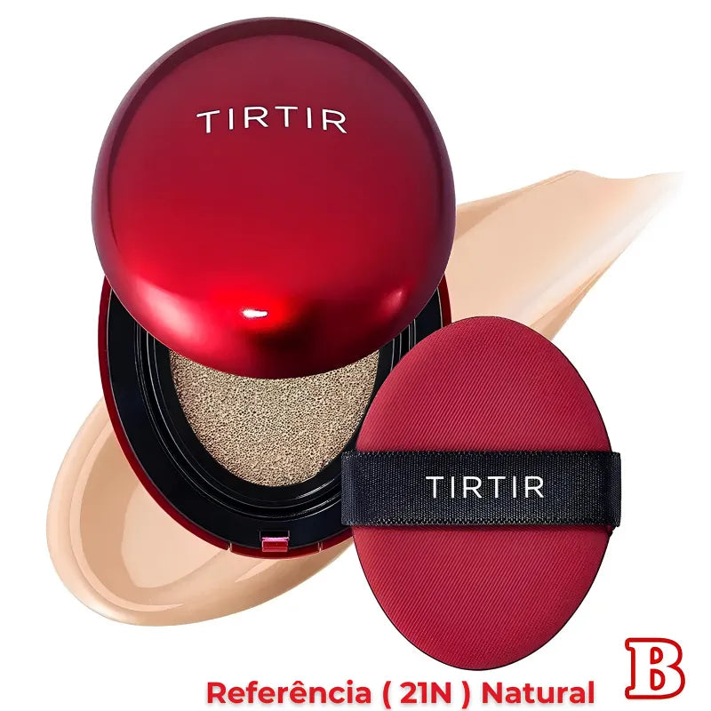 Base Cushion Red Glow Coreana – Pele Impecável em Segundos