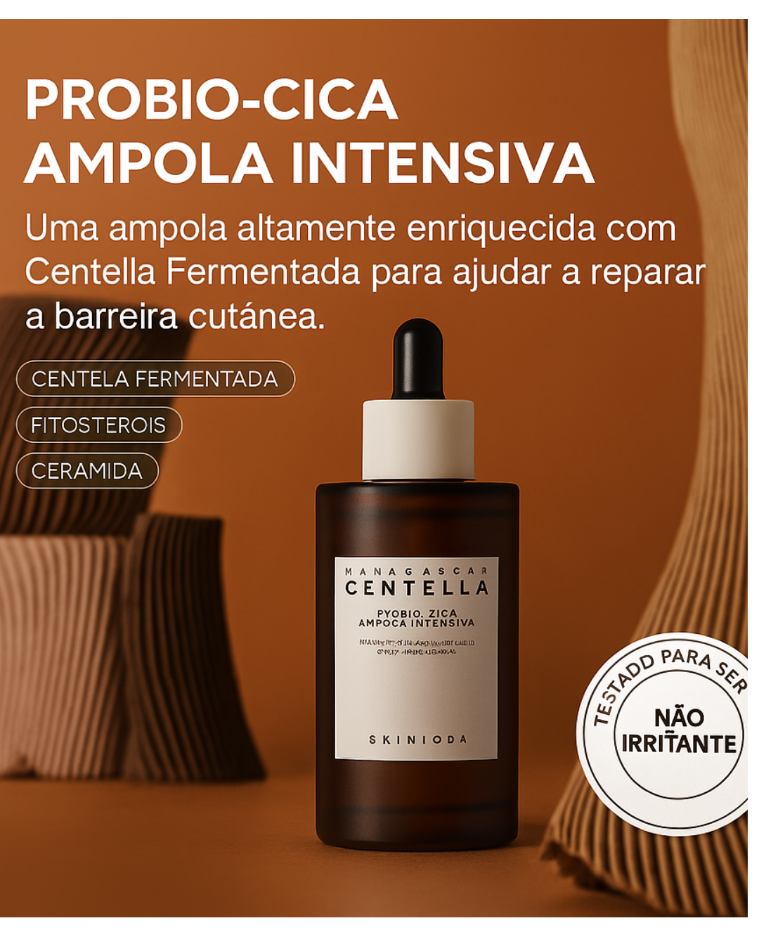 Probio-Cica A Sérum Calmante com  Centella Asiática para Barreira Cutânea