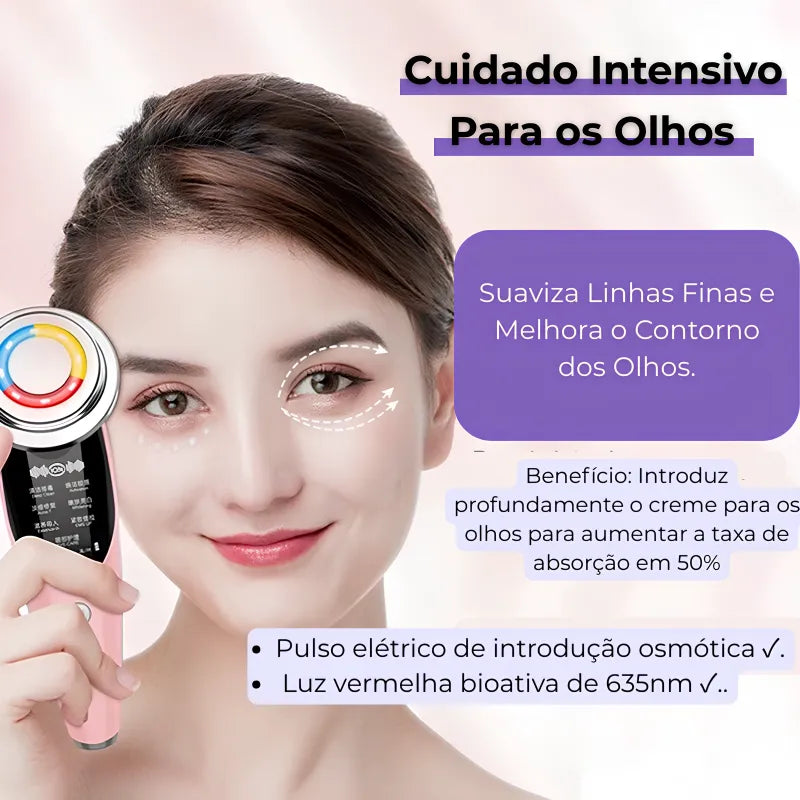 Massageador Facial Lifting para Rosto e Pescoço
