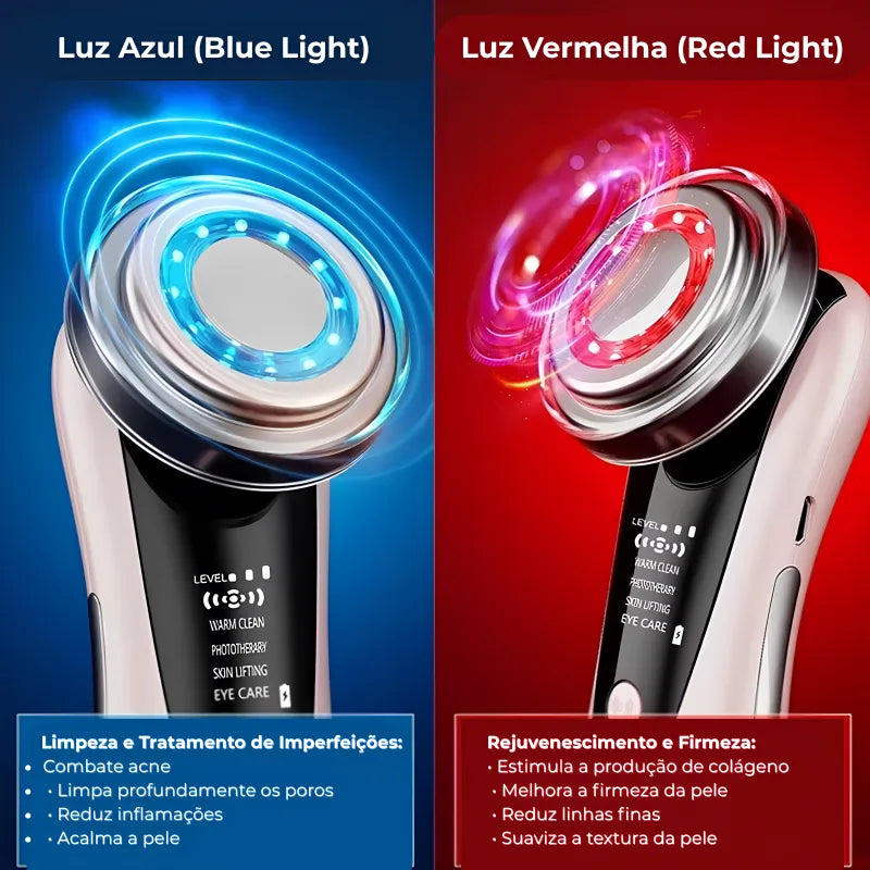 Massageador Facial Lifting para Rosto e Pescoço