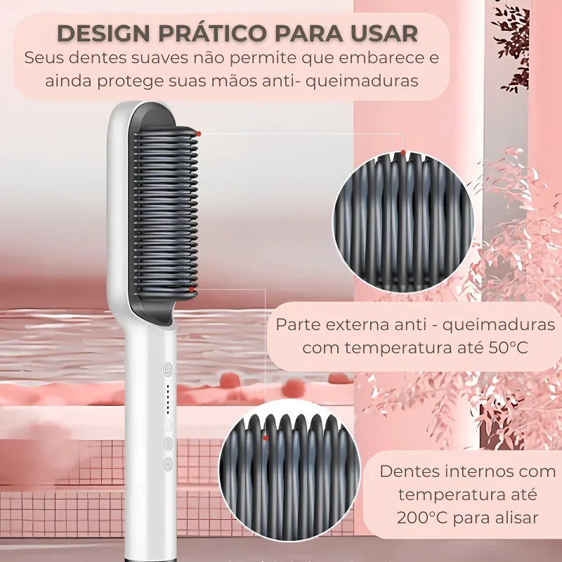 Pente Alisador Jole Store 2025 - Fios Lisos e Protegidos em Minutos