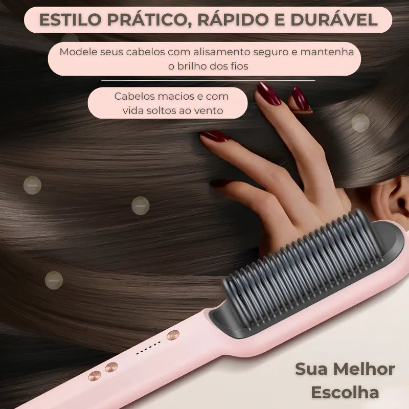 Pente Alisador Jole Store 2025 - Fios Lisos e Protegidos em Minutos