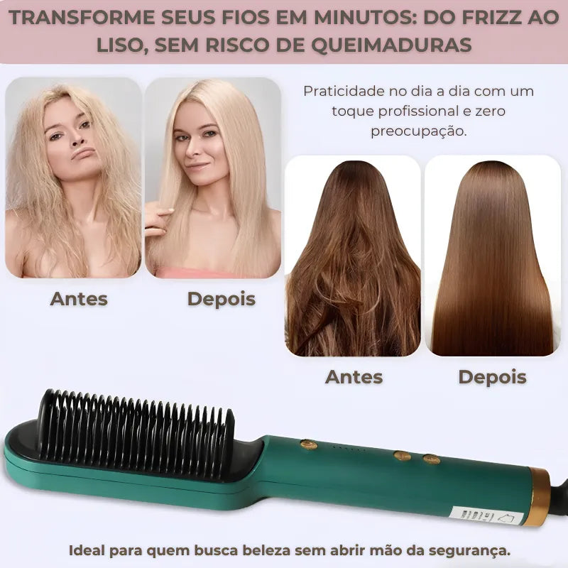 Pente Alisador Jole Store 2025 - Fios Lisos e Protegidos em Minutos