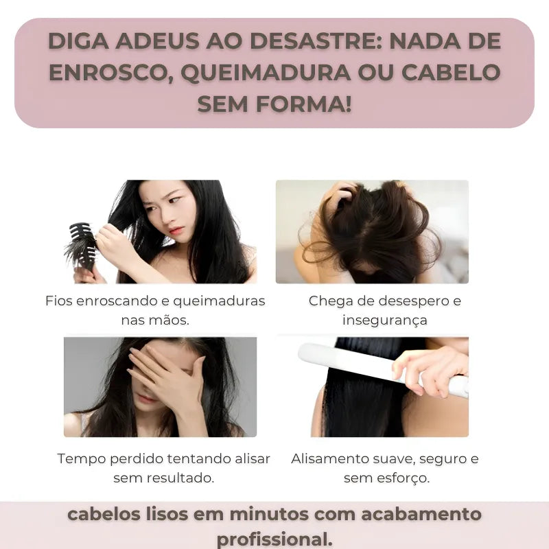 Pente Alisador Jole Store 2025 - Fios Lisos e Protegidos em Minutos