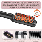 Pente Alisador Jole Store 2025 - Fios Lisos e Protegidos em Minutos