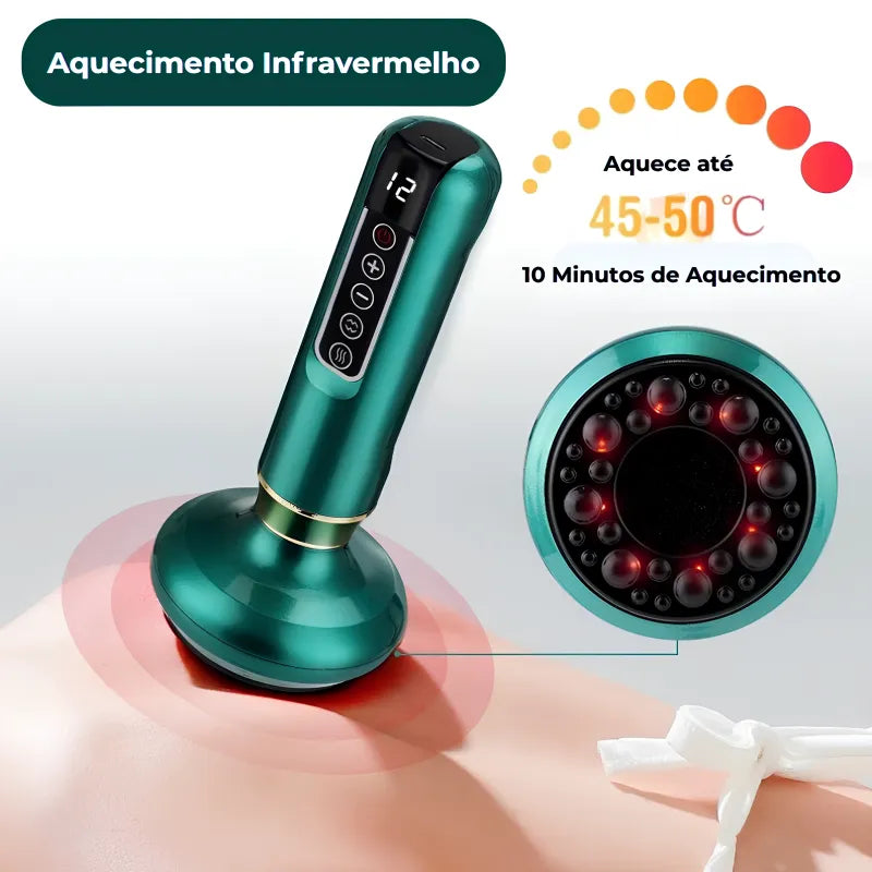 Ventosa SlimTech 12 Níveis– Redução de Celulite e Gordura Localizada